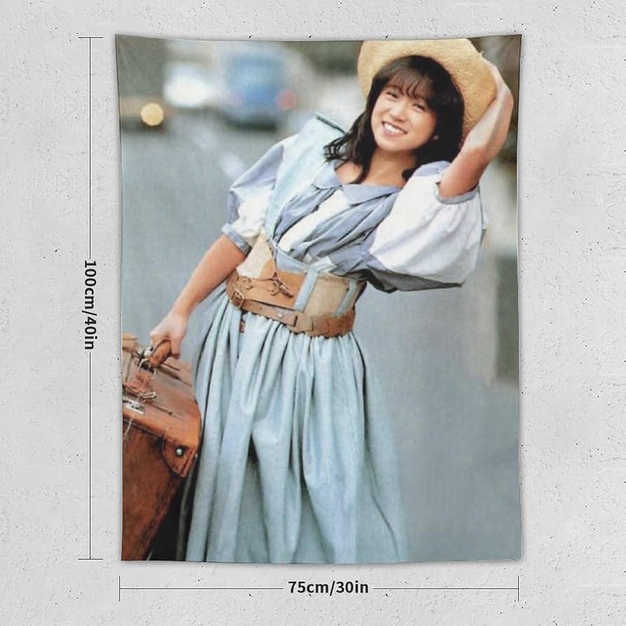 中森明菜　タペストリー Amazon.co.jp: [Lisianthus] 中森明菜 タペストリー ポスター 壁